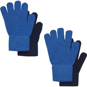 CeLaVi Uld/nylon handsker - 2-pack Bright Cobalt/Navy - Børn 7-12 CeLaVi Uld/nylon handsker - 2-pack Bright Cobalt/Navy - Børn 7-12