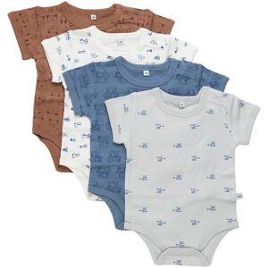 Pippi Baby 3820 Blue Mirage Rompertjes - 4-pack Pippi Baby 3820 Blue Mirage Rompertjes - 4-pack