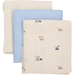 Pippi Pañuelos de muselina para bebé - 70x70 cm - Azul Celestial Pippi Pañuelos de muselina para bebé - 70x70 cm - Azul Celestial