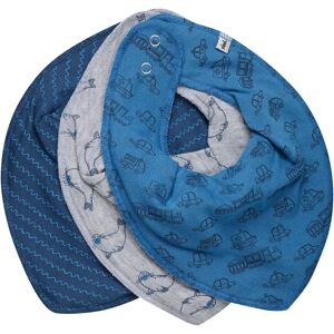 Pippi Baby Lätzchen - Vallarta Blau Set - Verstellbare Druckknöpfe Pippi Baby Lätzchen - Vallarta Blau Set - Verstellbare Druckknöpfe