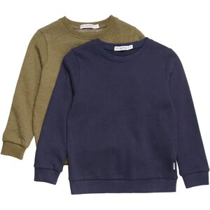 Minymo Dunkelgrün 2er-Pack Sweatshirt - Kinder Casual Minymo Dunkelgrün 2er-Pack Sweatshirt - Kinder Casual