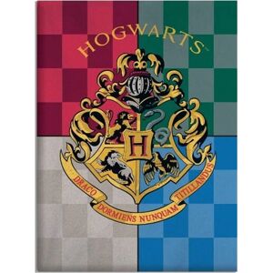Harry Potter Hogwarts Logo Fleece-Teppet 100x140cm Harry Potter Hogwarts Logo Fleece-Teppet 100x140cm