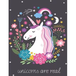 Borg Living Enhjørning Børnepleje - 100x140cm - Blød fleece Borg Living Enhjørning Børnepleje - 100x140cm - Blød fleece