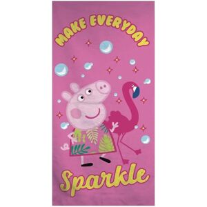 Peppa pig Rannaliina Sparkle - 70 x 140 cm Puuvilla - Anthracite Peppa pig Rannaliina Sparkle - 70 x 140 cm Puuvilla - Anthracite