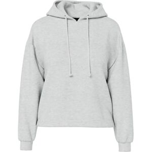 pieces Ljusgrå Melange Huvtröja - Hoodies pieces Ljusgrå Melange Huvtröja - Hoodies