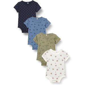 Pippi Baby Body Kort Ärmar - 4-Pack Djupt Lichen Grön - Baby Body Pippi Baby Body Kort Ärmar - 4-Pack Djupt Lichen Grön - Baby Body