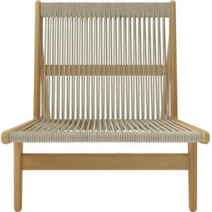 GUBI - MR01 Initial - Eik - Naturlig Tau - Lounge Chair GUBI - MR01 Initial - Eik - Naturlig Tau - Lounge Chair