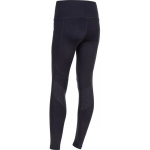 ENDURANCE TATHER Womens Black Mid Compression Sport Leggings ENDURANCE TATHER Womens Black Mid Compression Sport Leggings