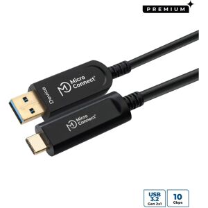 Microconnect MC-USB3.2CA5OP USB-kabel - 5m - Sort - USB 3.2 Gen 2 Microconnect MC-USB3.2CA5OP USB-kabel - 5m - Sort - USB 3.2 Gen 2