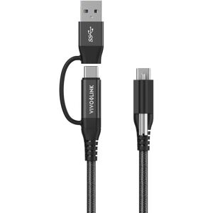 Vivolink USB-C Kabel 1,5m - Ondersteunt USB 3.2 Gen 2 Vivolink USB-C Kabel 1,5m - Ondersteunt USB 3.2 Gen 2