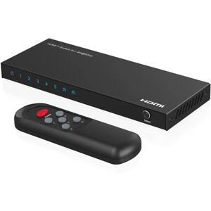 MicroConnect 4K@60Hz HDMI Svitsj - 5x1, HDCP 2.2, Fjernkontroll MicroConnect 4K@60Hz HDMI Svitsj - 5x1, HDCP 2.2, Fjernkontroll