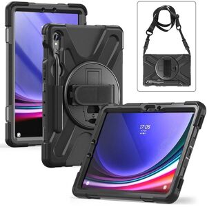 Samsung Galaxy Tab S7/S8/S9 - Schwarz - Stoßfeste Hülle Samsung Galaxy Tab S7/S8/S9 - Schwarz - Stoßfeste Hülle