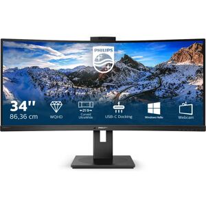 Philips P Line 346P1CRH/00 LED display - Curved - 34" - 3440 x 1440 - UltraWide - Black Philips P Line 346P1CRH/00 LED display - Curved - 34" - 3440 x 1440 - UltraWide - Black