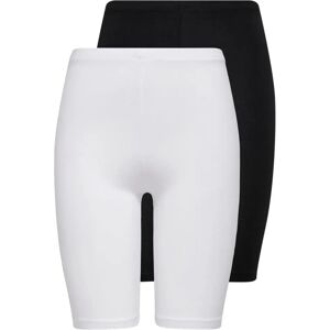 Only Biker Shorts - Zwart Wit - 2PACK - Shorts XS Only Biker Shorts - Zwart Wit - 2PACK - Shorts XS
