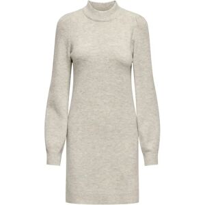 Jacqueline de Yong Knit Dress Loose fit high neck voluminous sleeves short gray Jacqueline de Yong Knit Dress Loose fit high neck voluminous sleeves short gray