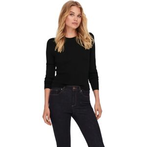 Only 15251029 Black Sweater - Casual Fit Only 15251029 Black Sweater - Casual Fit