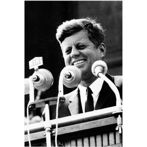 Malerifabrikken John F. Kennedy Plakat - 50X70 - Sort - Digitalt Tryk Malerifabrikken John F. Kennedy Plakat - 50X70 - Sort - Digitalt Tryk
