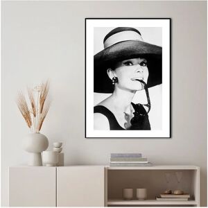 Malerifabrikken Audrey Hepburn 2 Plakat - 50x70 - Sort Malerifabrikken Audrey Hepburn 2 Plakat - 50x70 - Sort