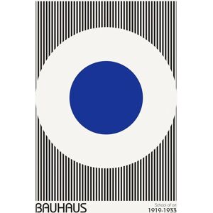 Malerifabrikken Bauhaus 5 Blå Poster - Poster Malerifabrikken Bauhaus 5 Blå Poster - Poster