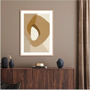 Malerifabrikken Picasa brun lys 2 Beige - Plakat - 50X70 Malerifabrikken Picasa brun lys 2 Beige - Plakat - 50X70