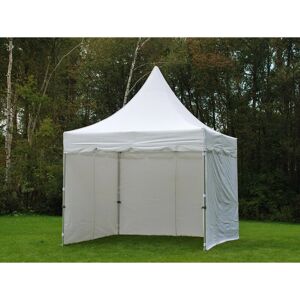 DANCOVER Gazebo Pieghevole 4x4m Bianco - Protezione professionale per eventi DANCOVER Gazebo Pieghevole 4x4m Bianco - Protezione professionale per eventi