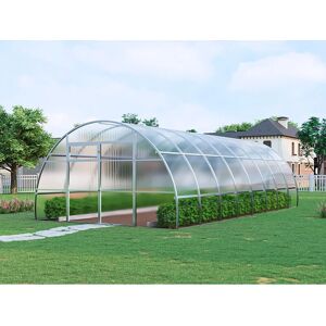 Invernadero de policarbonato Strong nova 32m² - Plata Invernadero de policarbonato Strong nova 32m² - Plata