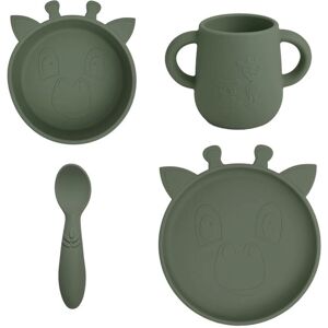 Nuuroo Modèle - Ensemble Repas en Silicone - 4 pièces - Vert Poussière - Publicité Nuuroo Modèle - Ensemble Repas en Silicone - 4 pièces - Vert Poussière - Publicité