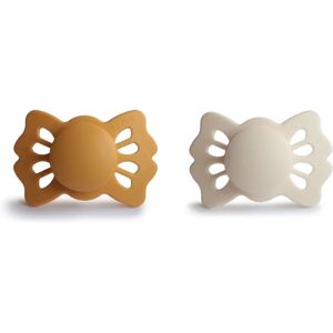 Tétine Frigg Honey Gold/Cream - 0-6M - Silicone bébé - Publicité Tétine Frigg Honey Gold/Cream - 0-6M - Silicone bébé - Publicité