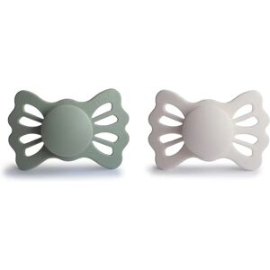 Frigg Pack 2 Sucettes en Silicone Sage/Gris Argent - Sucette - Publicité Frigg Pack 2 Sucettes en Silicone Sage/Gris Argent - Sucette - Publicité