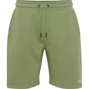 BLEND Men's Green Sweat Shorts with Elastic Waist - Shorts BLEND Men's Green Sweat Shorts with Elastic Waist - Shorts