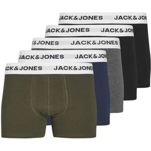 JACK & JONES JUNIOR Black White Navy Forest Trunks - Trunks JACK & JONES JUNIOR Black White Navy Forest Trunks - Trunks