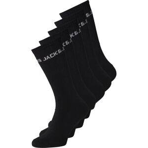 Jack & Jones Kinders Tennissokken - 5 Stuks - Zwart Jack & Jones Kinders Tennissokken - 5 Stuks - Zwart