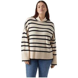 Vero Moda Curve Beige Coltrui - Vrouw Vero Moda Curve Beige Coltrui - Vrouw