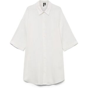 Vero Moda Natali Long 3/4 Sleeve Dress (10279688) - snow white Vero Moda Natali Long 3/4 Sleeve Dress (10279688) - snow white