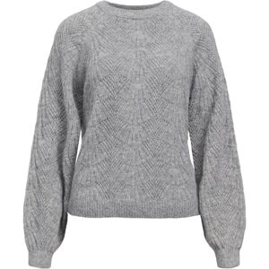 objFlora RE Grå strikket genser - Dame objFlora RE Grå strikket genser - Dame