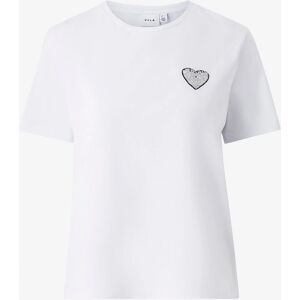 Vila - T-shirt viMora S/S - Vit - 34 Kvinna Vila - T-shirt viMora S/S - Vit - 34 Kvinna