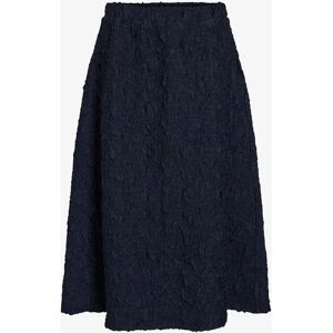 Vila - Modell: viSophia HW Volume Midi Skirt - Blå - Skjørt Vila - Modell: viSophia HW Volume Midi Skirt - Blå - Skjørt