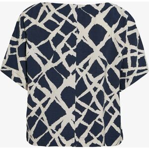 Vila - Bluse viLeico Illo Boat Neck 2/4 Top - Blå 36 Vila - Bluse viLeico Illo Boat Neck 2/4 Top - Blå 36
