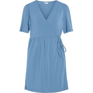 Vila NAYELI - Blå omslagskjole - Dress Vila NAYELI - Blå omslagskjole - Dress