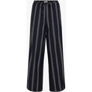 Vila - Modell viPrisilla Print RW Pants - Blå - Byxor Vila - Modell viPrisilla Print RW Pants - Blå - Byxor