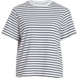 Vila - ViNora V-neck Cotton T-shirt - Black - Women Vila - ViNora V-neck Cotton T-shirt - Black - Women