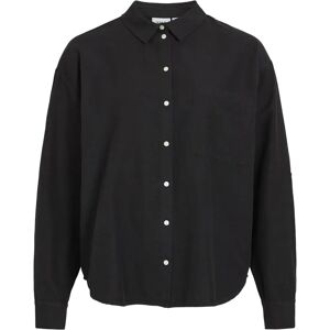 Vila Prisilla L/S Skjorte - Svart - Skjorte Vila Prisilla L/S Skjorte - Svart - Skjorte