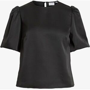 Vila Top en satin à manches bouffantes - Femme Vila Top en satin à manches bouffantes - Femme