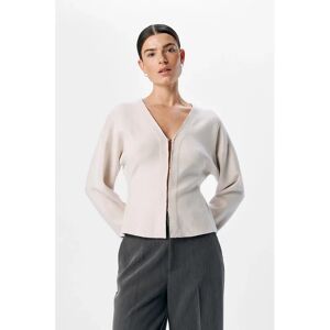 Object - Reynard LS RE Knit Hvit 40 - Cardigan Object - Reynard LS RE Knit Hvit 40 - Cardigan