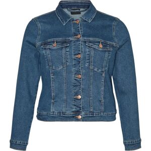 Vero Moda Curve Runa Slim Denim Takki (10285010) - keskimäinen sininen Vero Moda Curve Runa Slim Denim Takki (10285010) - keskimäinen sininen