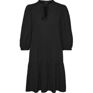 Vero Moda Pretty Tunic 3/4 Sleeve Dress (10279712) - black Vero Moda Pretty Tunic 3/4 Sleeve Dress (10279712) - black