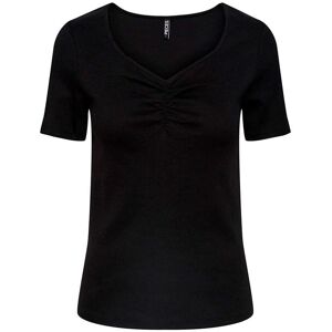 Pieces svart slim fit T-shirt - Top Pieces svart slim fit T-shirt - Top