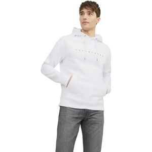 Jack & Jones Jjestar jj sweat hood noos (12233972) - white Jack & Jones Jjestar jj sweat hood noos (12233972) - white