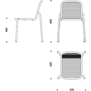Sedia da esterno Vig di Normann Copenhagen - Arredo per esterni Sedia da esterno Vig di Normann Copenhagen - Arredo per esterni