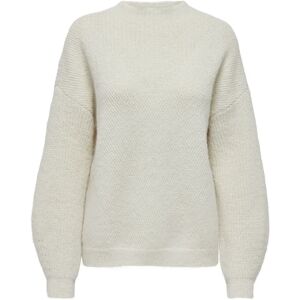 Only Beige Hög Hals Tröja - Pullover Only Beige Hög Hals Tröja - Pullover